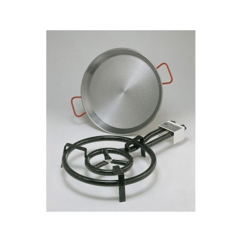 PAELLERO GAS BUTANO 2 FUEGOS 40CM + P.42CM H. M400 LA IDEAL