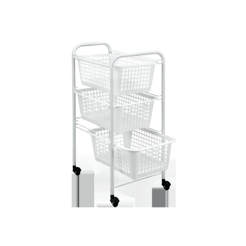 VERDULERO COC 3C 38X30X68CM PL BL SAN DIEGO METALTEX