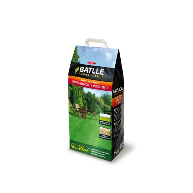 SEMILLA CESPED ORNAMENTAL BATLLE RESISTENTE 051306K5 5 KG