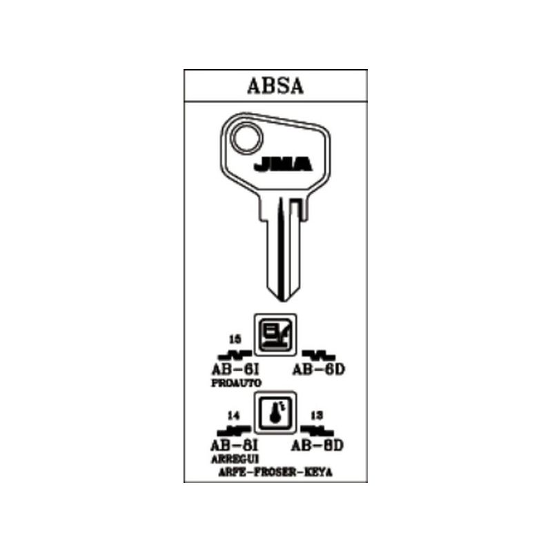 LLAVE CILINDRO EN BRUTO JMA AC AB-6D