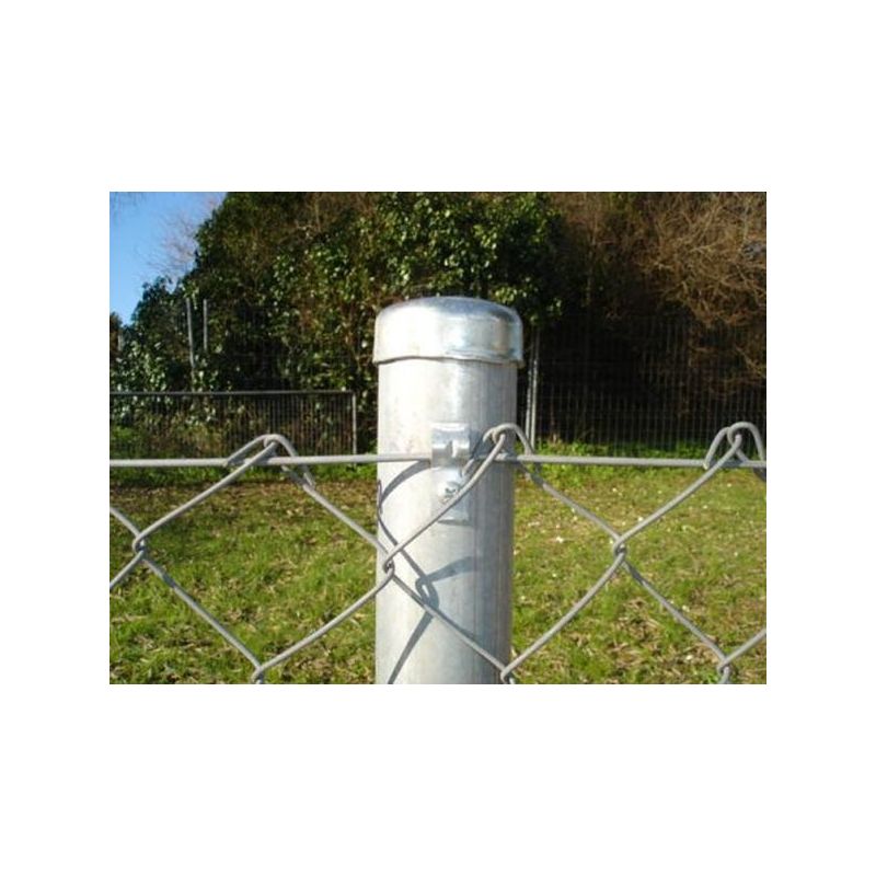 POSTE CERC 2MT INTERM. PROMALLAS ACERO CINC S/B 200IZ