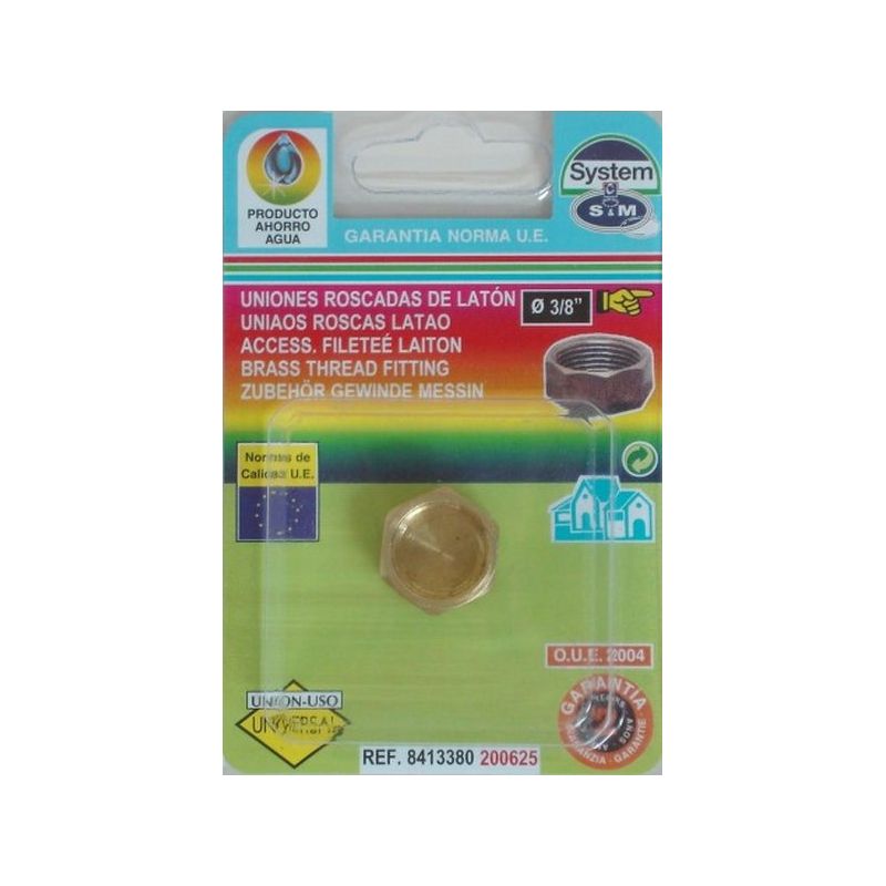 TAPON FONTAN H 3/8&quot; LAT S&amp;M