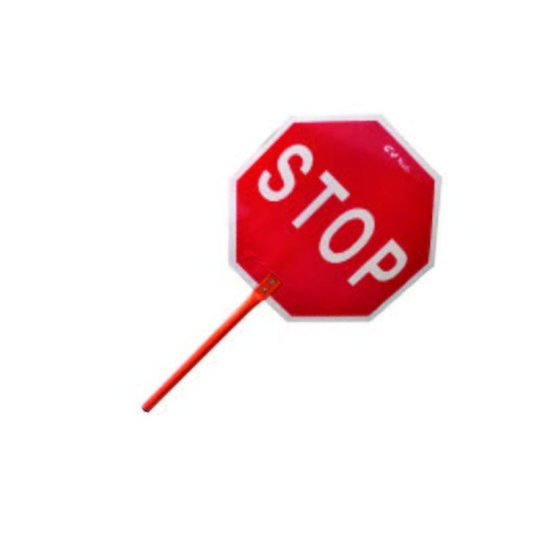 PALETA SEÑAL CON MANGO STOP-PASO CV TOOLS
