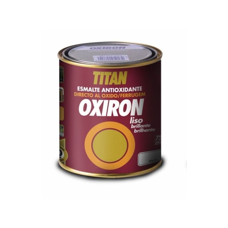 ESMALTE ANTIOXI. BRI. 750 ML BL EXT. LISO OXIRON TITAN