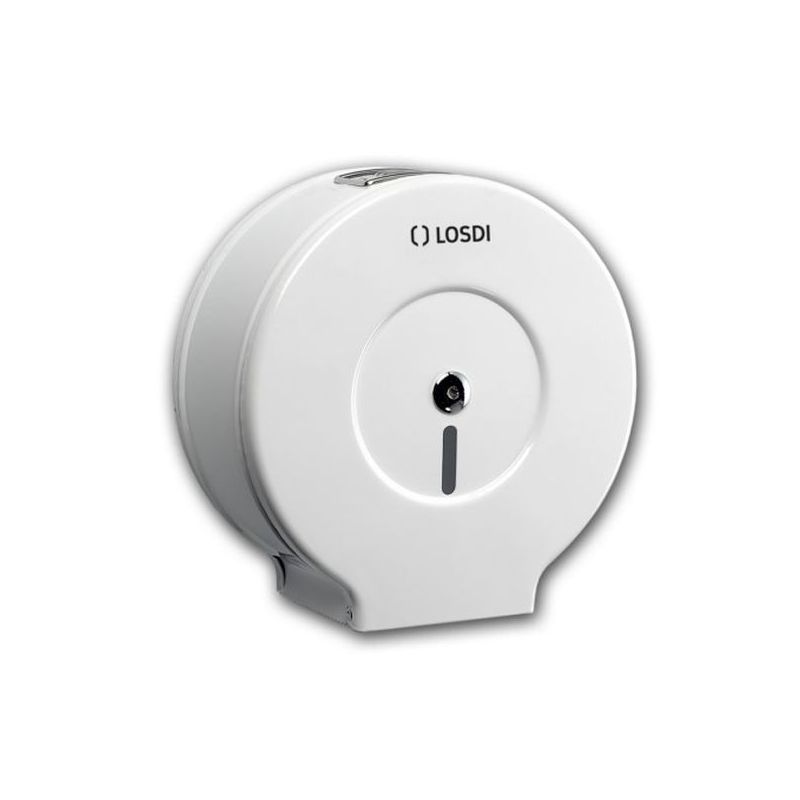PORTARROLLO BAÑO MECANICO METAL EPOXI BL CO0203R LOSDI