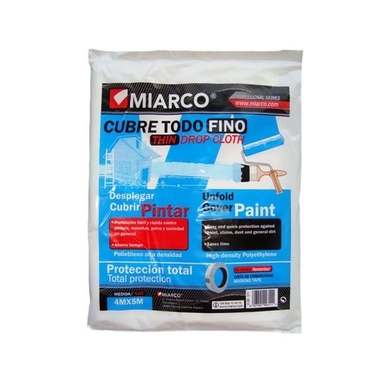 PLASTICO PROT 04MTx05MT FINO CUBRETODO MIARCO