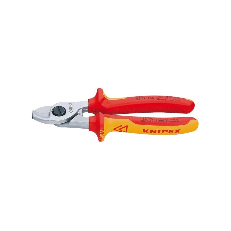ALICATE CORTACABLE 165MM AISL.1000V M/BIM KNIPEX