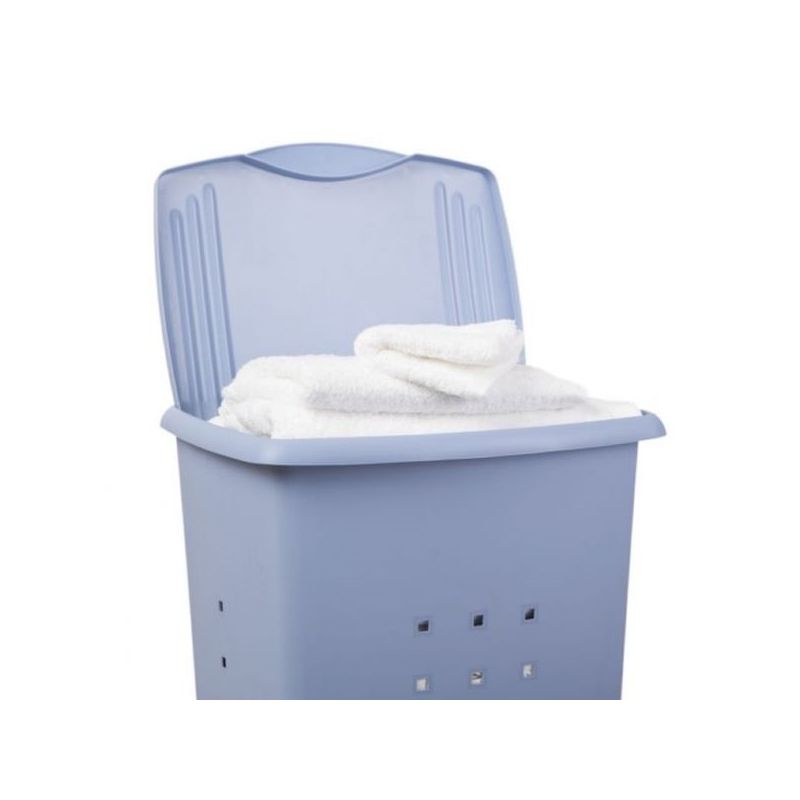 CESTO ORDEN ROPA 60LT RECT AZ C/T MILLENIUM TATAY