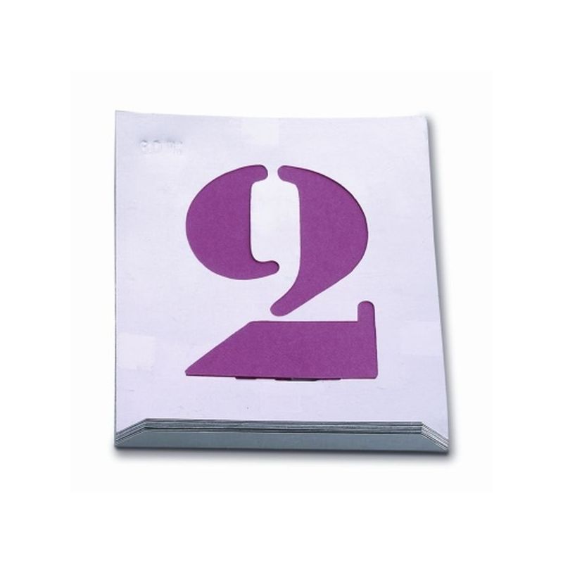 NUMERACION PINT 040 MM CHAPA ALUMINIO NUSAC