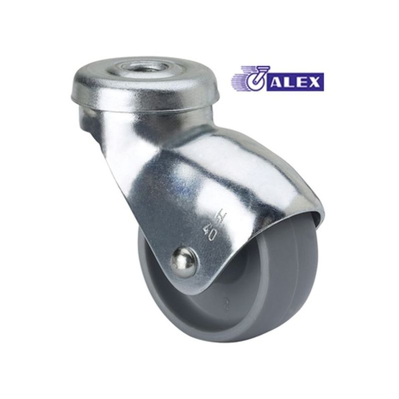 RUEDA GIR 025MM 1-0237 AG/PAS 010KG.LISO PP GR H BP ALEX