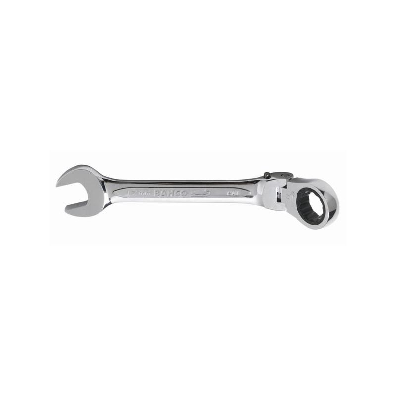 LLAVE COMBINADA CARRACA ARTICULADA 19MM BIHEXAGONAL BAHCO