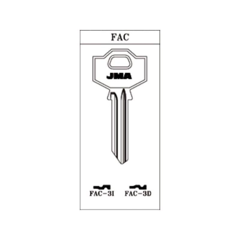 LLAVE CILINDRO EN BRUTO JMA AC FAC-3D
