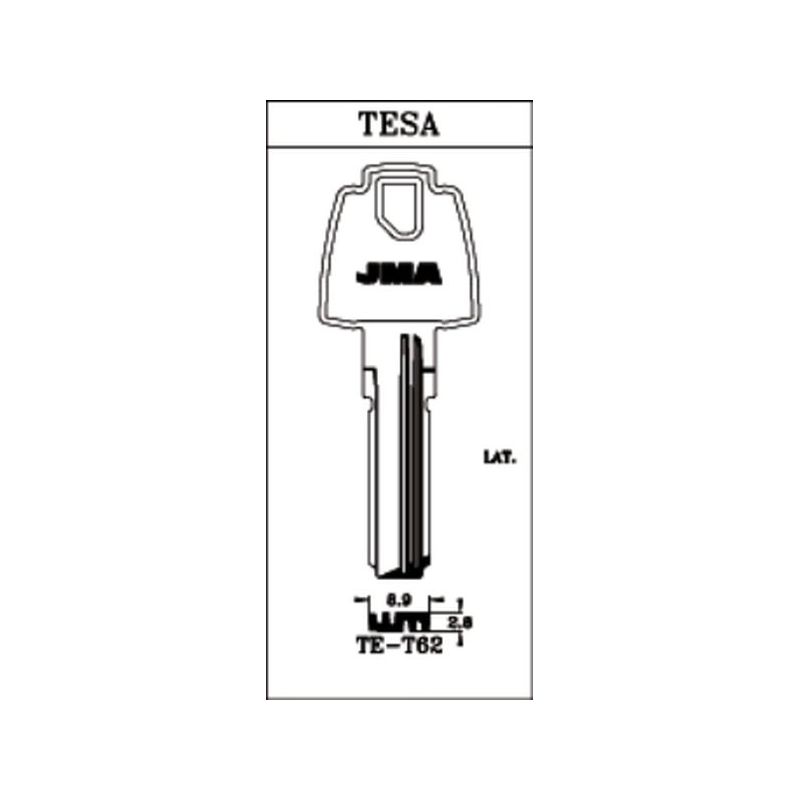LLAVE PUNTOS EN BRUTO JMA LAT TE-T62