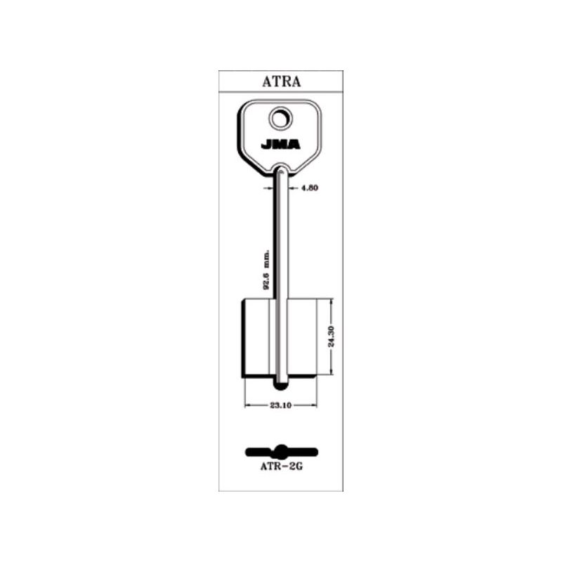 LLAVE DE GORJA EN BRUTO JMA LAT ATR-2G
