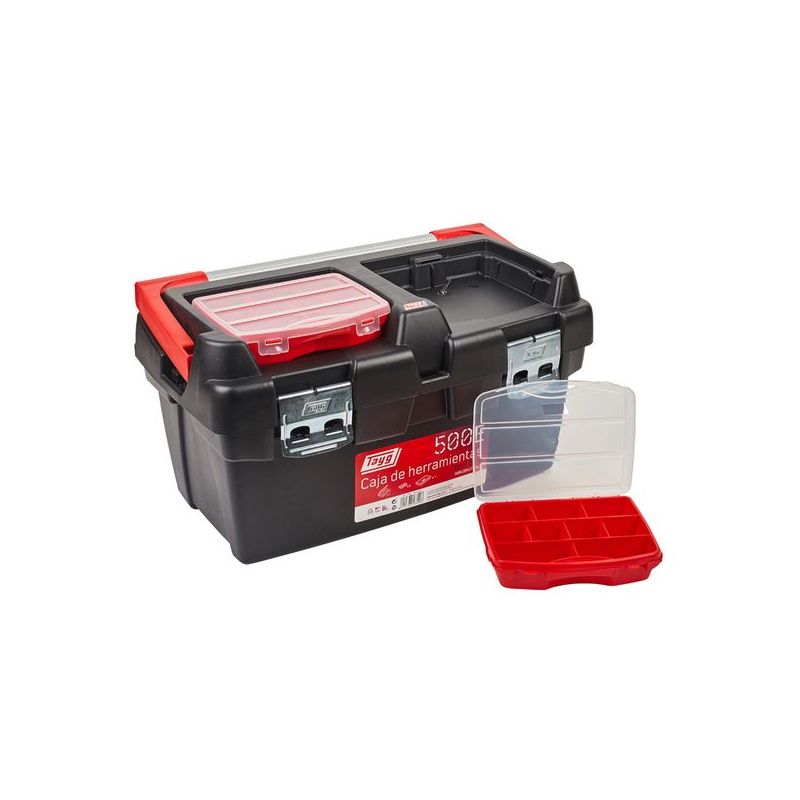 CAJA HERRAM 500X295X270MM ASA Y CIERRE ALUM PP N§500E TAYG