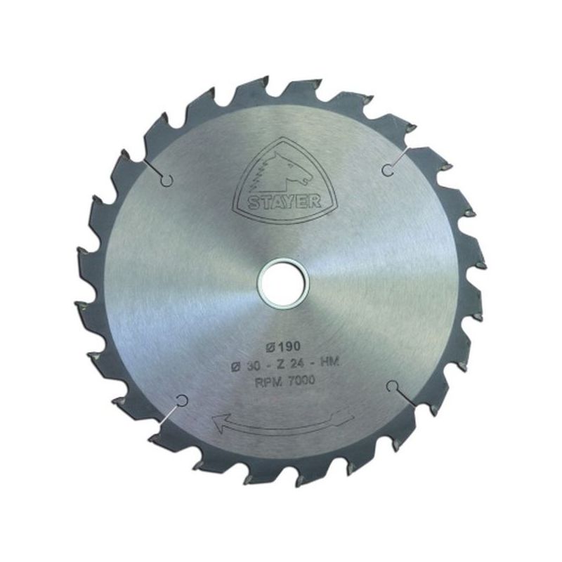DISCO CORTE MAD 24 DIENTES 190x2,4x30 MM WIDIA STAYER