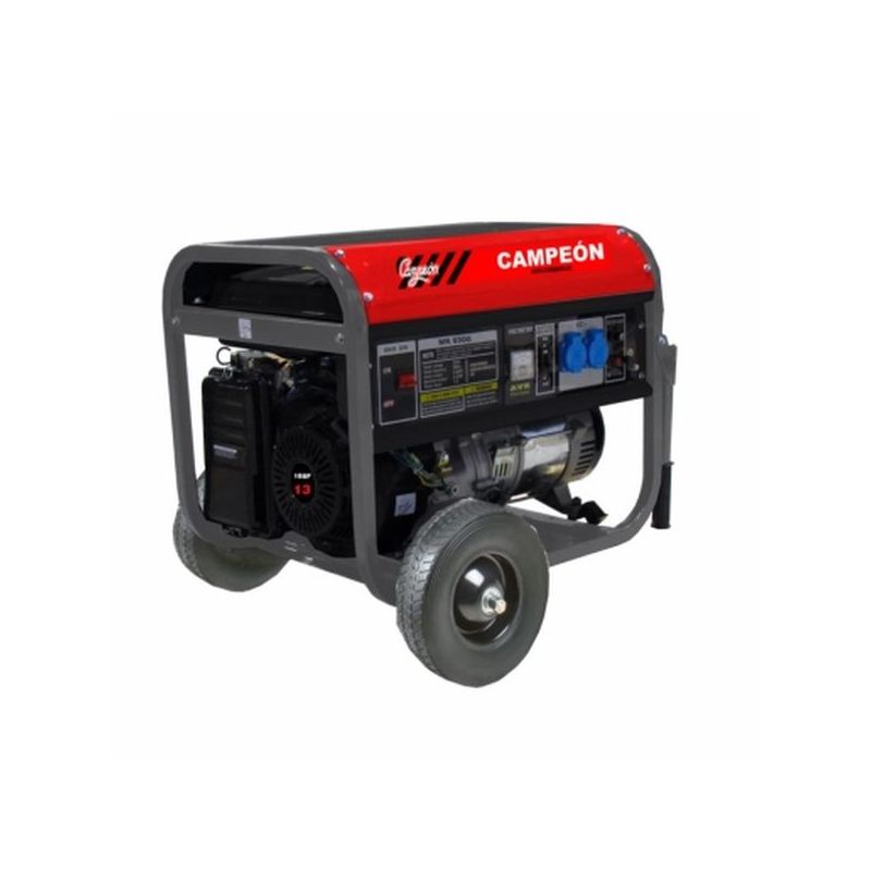 GENERADOR GASOLINA 13 CV 5KVA 25LT MK6500 CAMPEON