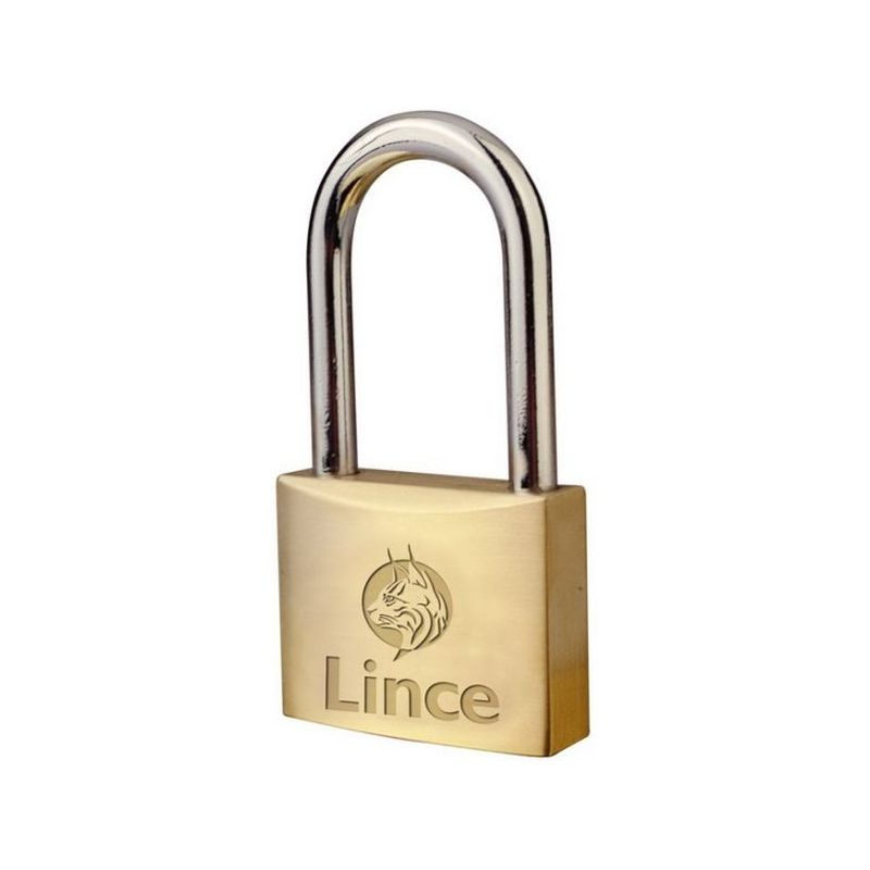 CANDADO SEG 25MM ARCO LARGO LAT LINCE