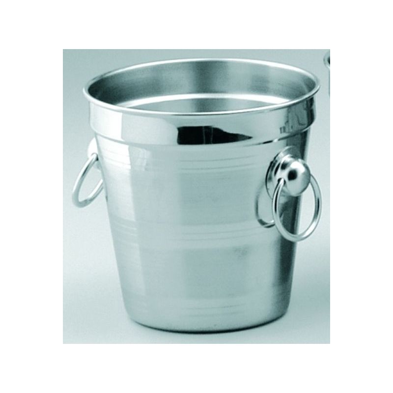 CUBITERA HIELO 1,5LT CUBO CON ASAS PARA BOTELLAS INOX BOJ