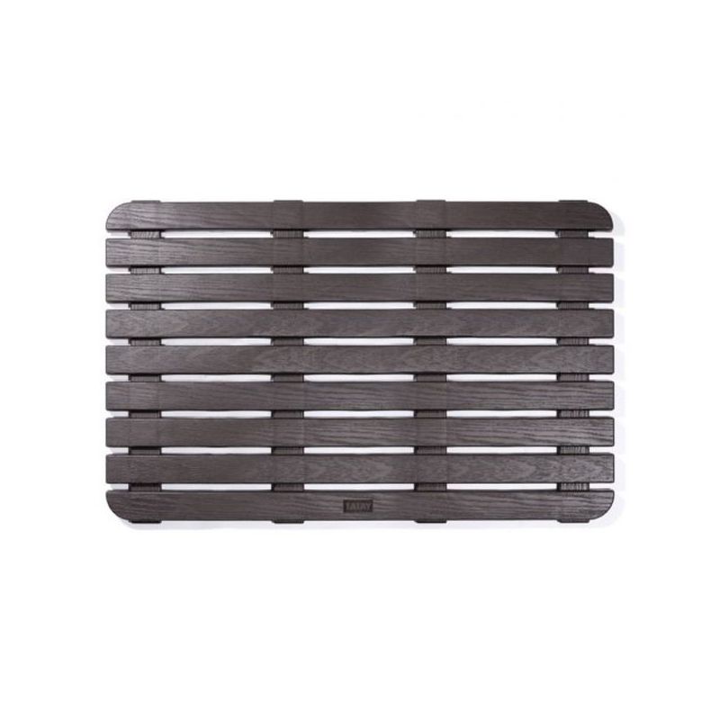 TARIMA BAÑO DUCHA 80X50CM PP OSCURO TATAY