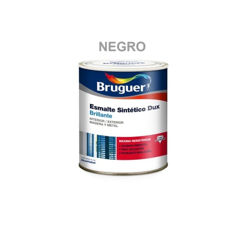 ESMALTE SINT BRI. 750 ML NE INT/EXT MAD/MET BRUGUER