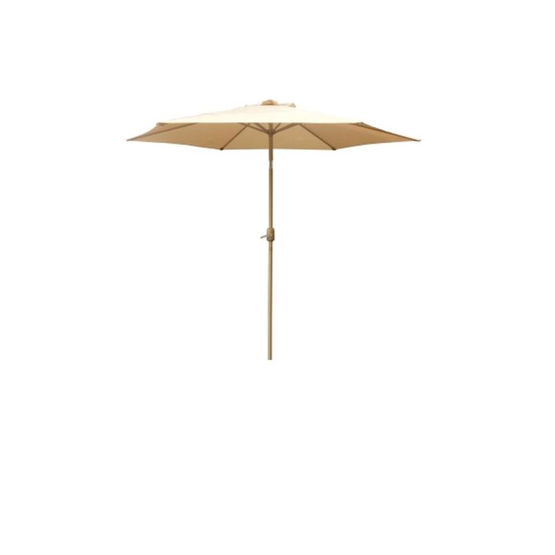 PARASOL JARD 2,70MT NATUUR ALU BEI S/FALD ROT.SUP TUBO 38MM