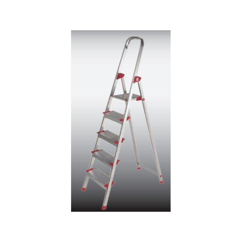 ESCALERA DOM TIJERA 0,60MT 3 PELDAÑOS ALU NEW PLUS KTL