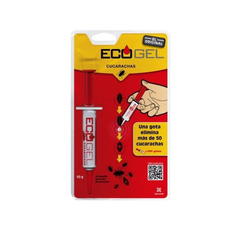 CEBO CUCARACHAS GEL JERINGUILLA ECOGEL 10 GR
