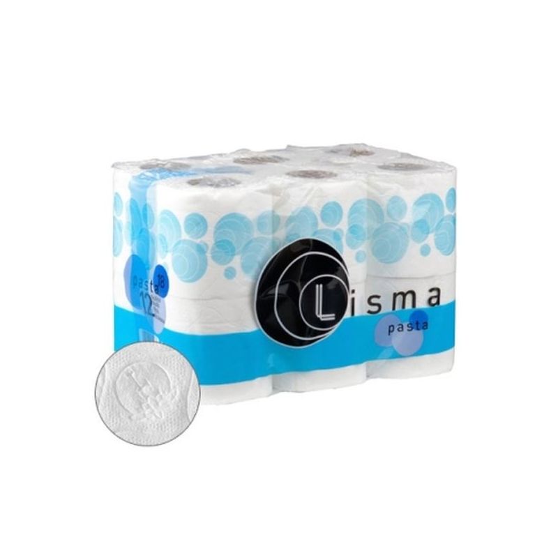 PAPEL HIGIENICO 35MT DOBLE CAPA LISMA 12 PZ