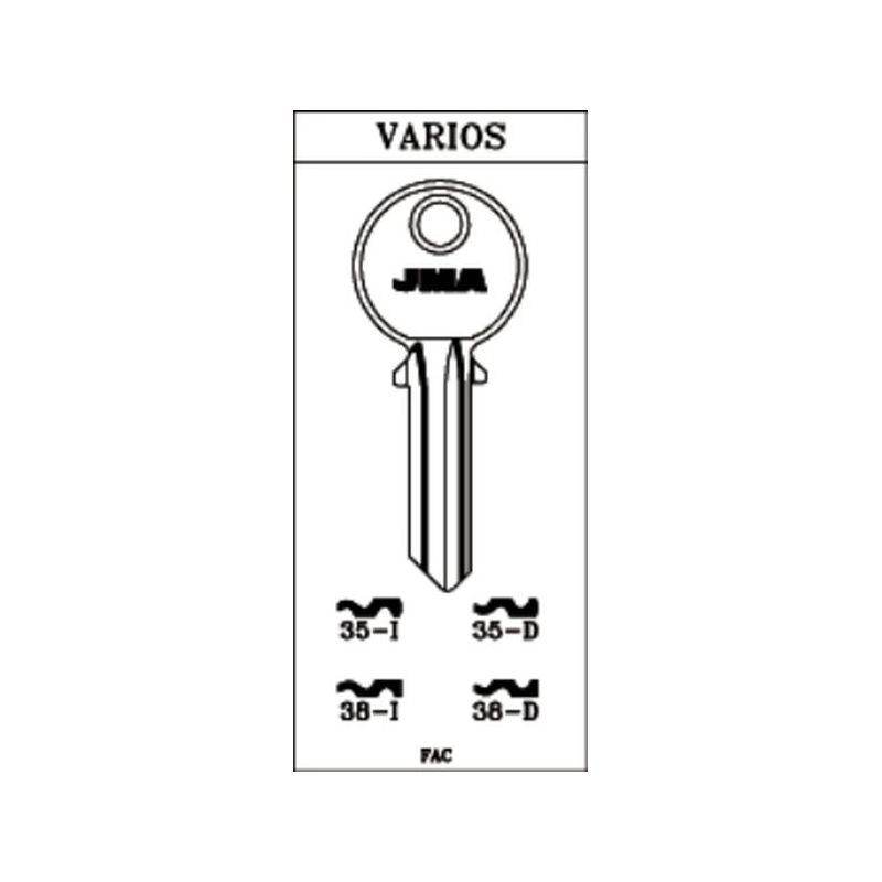 LLAVE CILINDRO EN BRUTO JMA AC 38-D