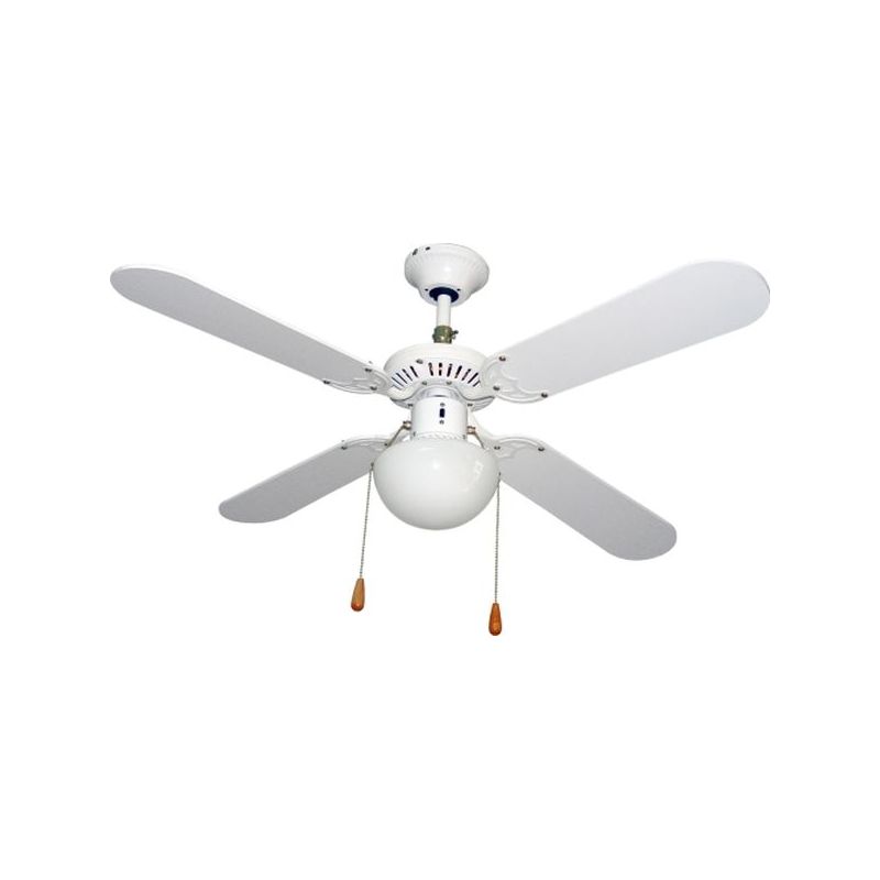 VENTILADOR TECHO 105CM CON LUZ 50W-3V 4 ASPAS VIVAH