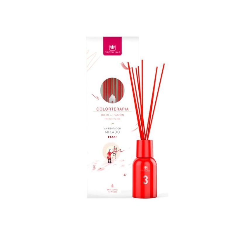 AMBIENTADOR HOG MELOCOTON-CEREZO 125ML MIKADO N3 CRISTALI.