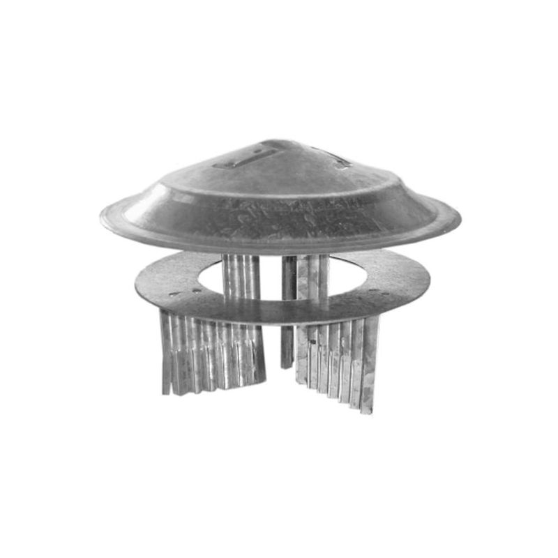 SOMBRERETE TUBO ESTUFA 080 A 150 MM AC GALV THECA