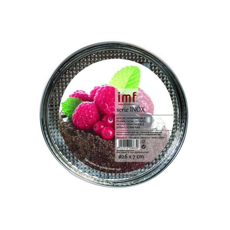MOLDE RESPOST RDO 26X7CM DESMONTABLE INOX IMF