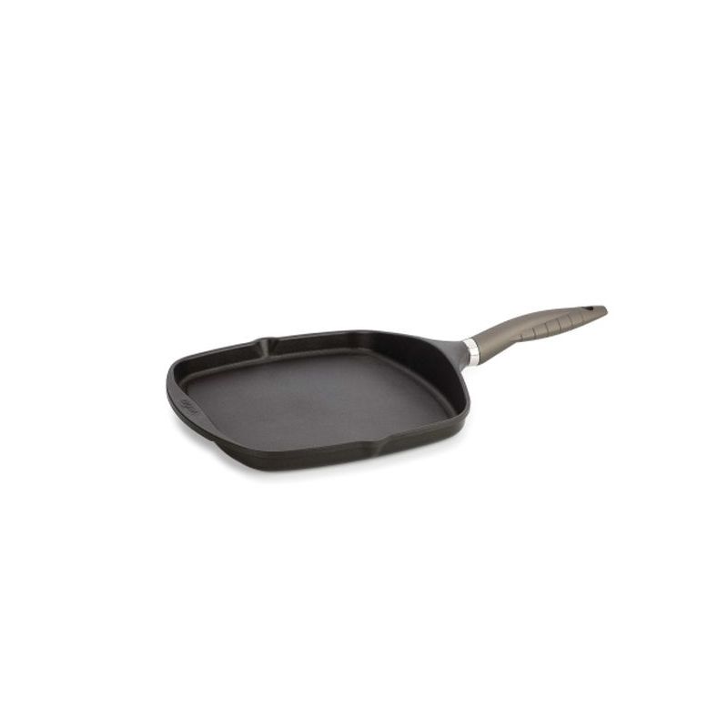 GRILL PLANCHA 26X26CM LISO C/M IND AL/FU TEC.PLATINUM VALIRA