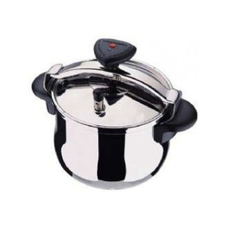 OLLA COC PRES 08LT TRADICIONAL BOMBEADA INOX STAR MAGEFESA