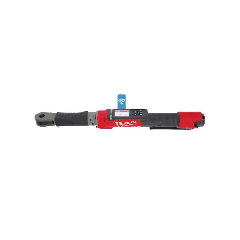 M12ONEFTR12-201C Llave de carraca dinamométrica M12 FUEL™ ONE-KEY™, recepción 1/2&quot;, rango de par 16,9-203,4Nm, exactitud apriete ±2%, exactitud desapriete ±3%. Se suministra con 1 batería M12B2 y cargador C12C, en kitbox