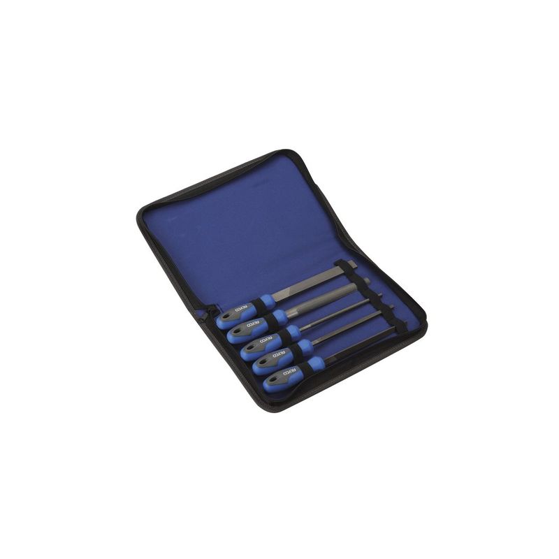 JUEGO DE 5 LIMAS DE 150 MM EN B/NYLON