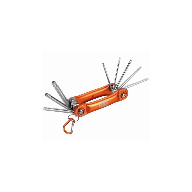 JUEGO 8 LLAVES TORX INV. HR NAVAJA ALUMI