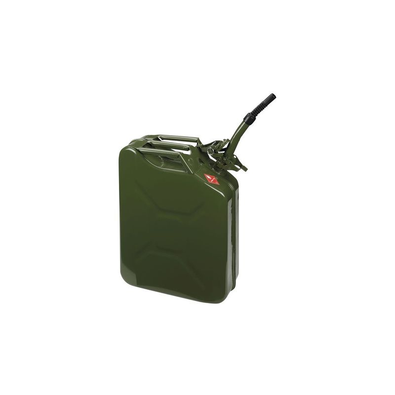 BIDON METALICO 20L.(JERRYCAN)+BOCA FLEX.