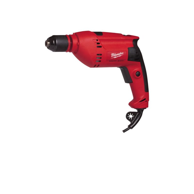 DE10RX Taladro rotativo de 630W, 1 velocidad, portabrocas automático 1,5-13mm, par máximo, 21Nm, con embrague