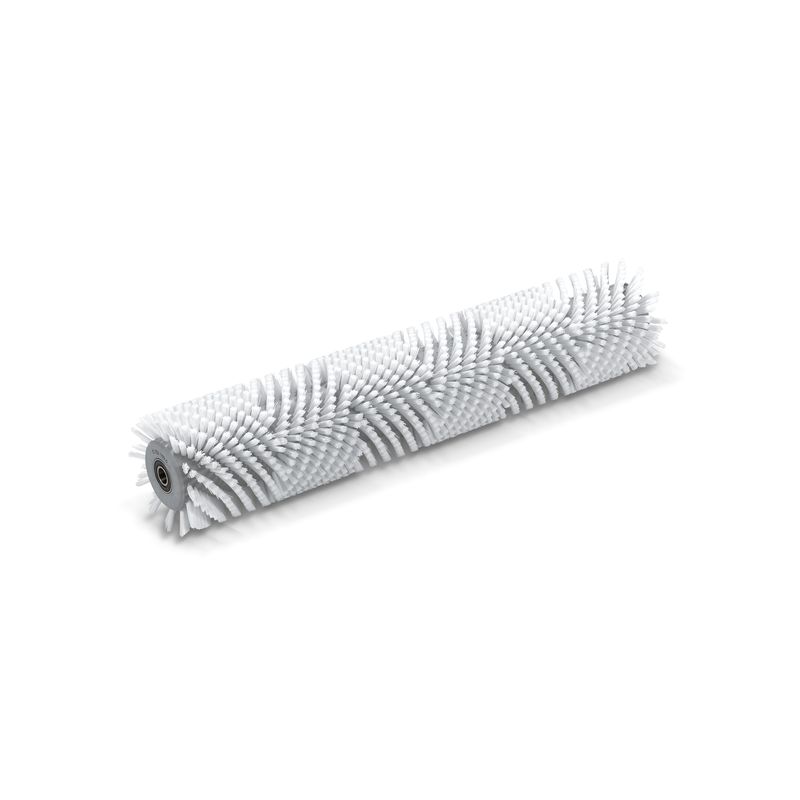 Cepillo cilíndrico, blando, blanco, 700 mm