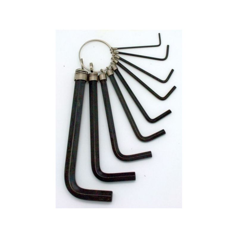 LLAVE ALLEN EN ANILLA NEGRA 9P
