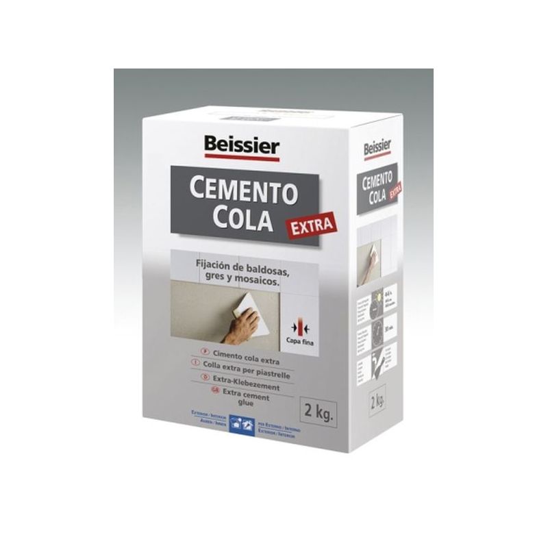 CEMENTO COLA GRIS POLVO BEISSI