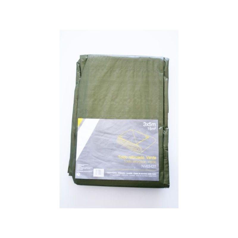 TOLDO REFORZADO VERDE 3X4M    