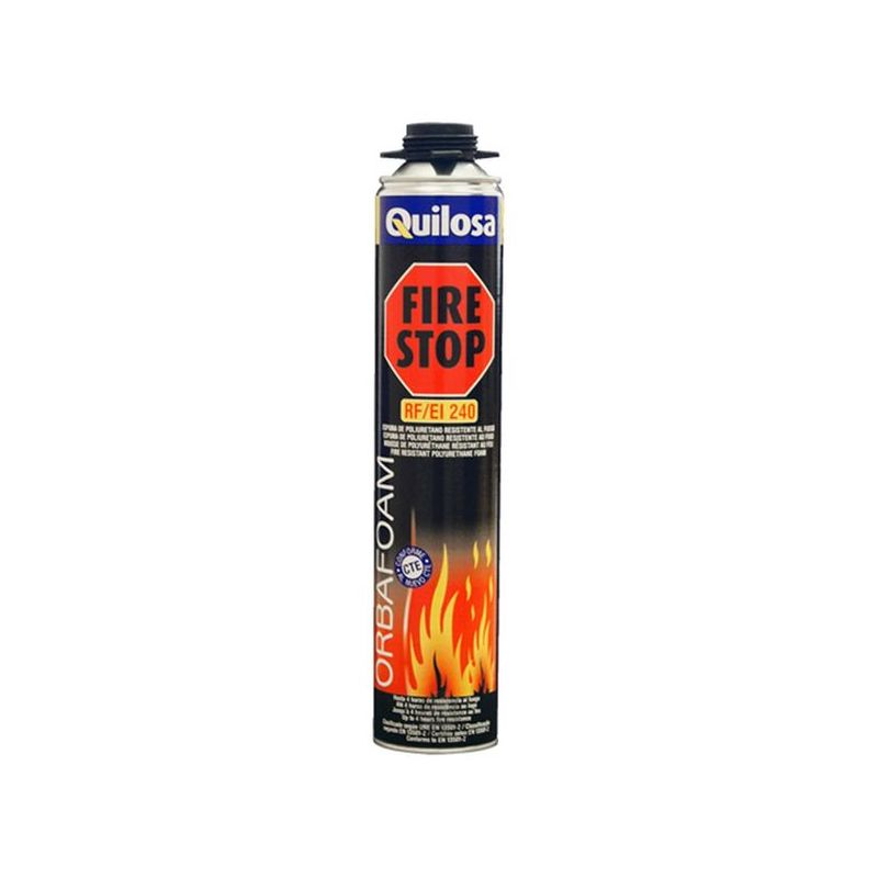 ESPUMA POLIUR. PIST 750 ML RES.FUEGO ORBAF.FIRE STOP QUILOSA