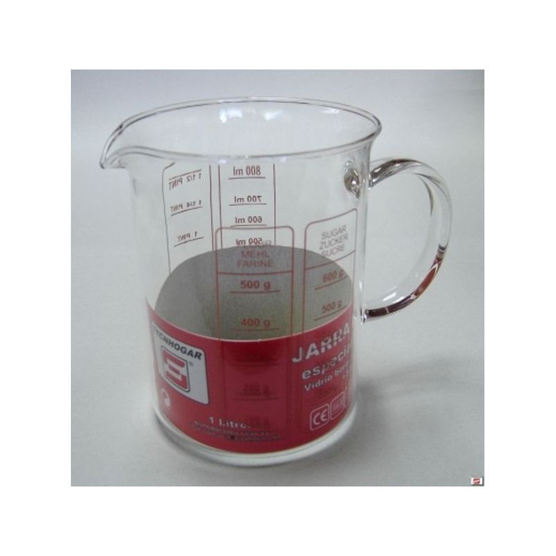 JARRA LIQ. MEDIDORA 1,0LT CRIST TECNHOGAR                   