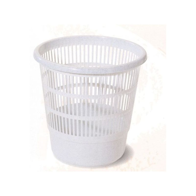 PAPELERA RESIDUOS REJILLA 16LT PL GR TES                    