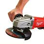 Amoladora angular de 1250W, diámetro del disco 125mm, 12000rpm, FIXTEC™, DMS, MOTOR PROTECTOR