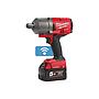 M18ONEFHIWF34-502X Llave de impacto de alto par M18 FUEL™ ONE-KEY™, recepción 3/4" con anillo de fricción, 4 modos, máximo par de apriete 1627Nm, máximo par de desapriete 2034Nm. Se suministra con 2 baterías M18B5 y cargador rápido M12-18FC, en HD-box